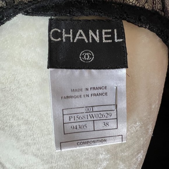 Chanel Cruise handmade lace and sequin sheer skirt Size 38 US 4/6/S - Picture 3 of 16